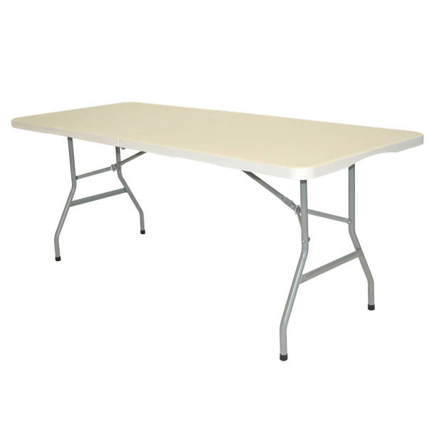 PRE Sales Rhinolite Plastic Circular Portable Folding Table & Reviews